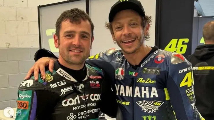 Michael Dunlop, Valentino Rossi